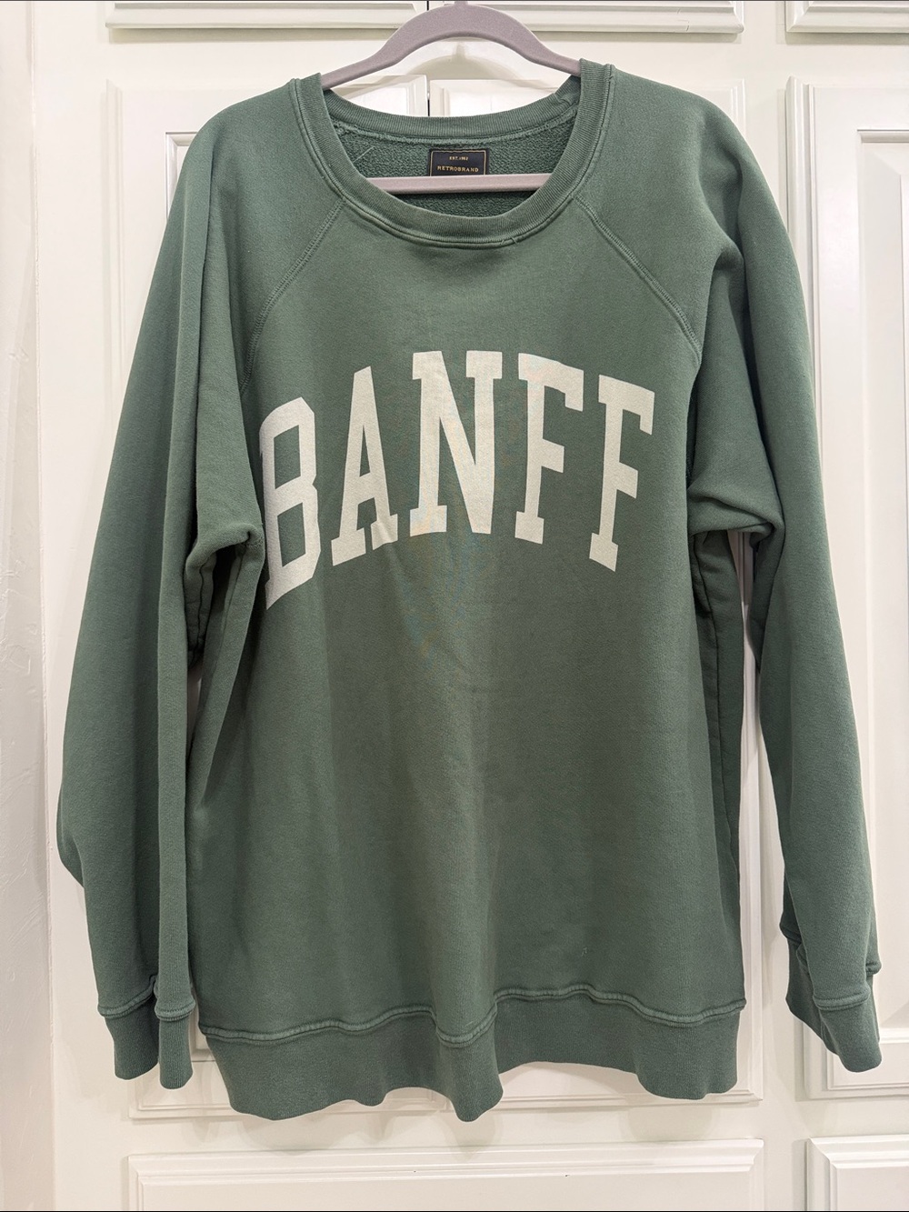 Banff Green Crewneck Sweatshirt from Free People